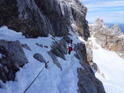 009-Im Schulteranstieg zum Hohen Dachstein